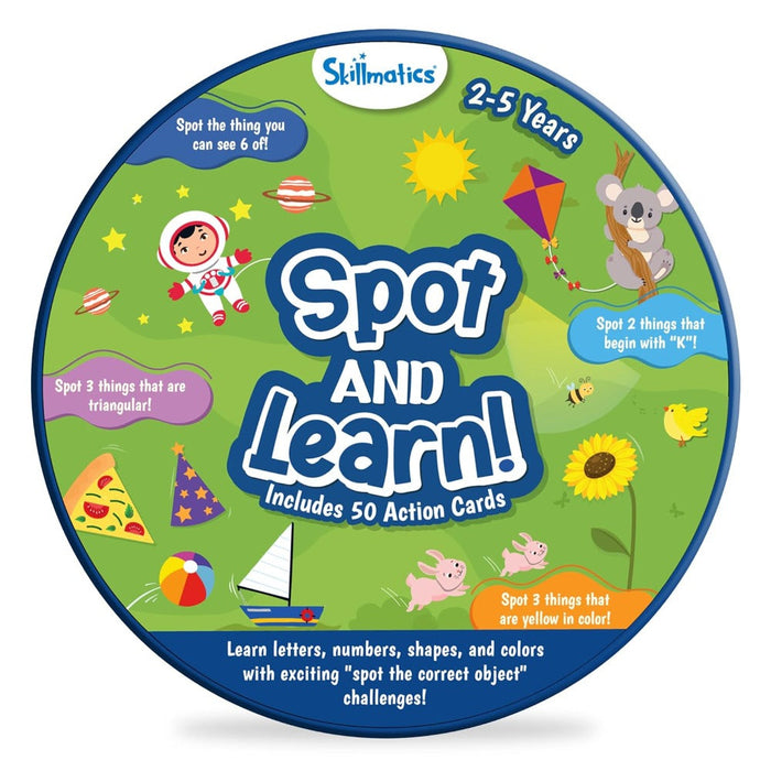 Skillmatics Spot And Learn - Flash Cards For Toddlers-Family Games-Skillmatics-Toycra