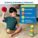 Skillmatics Stacking & Toppling Toy for Toddlers - Build & Bop-Kids Games-Skillmatics-Toycra