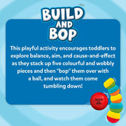 Skillmatics Stacking & Toppling Toy for Toddlers - Build & Bop