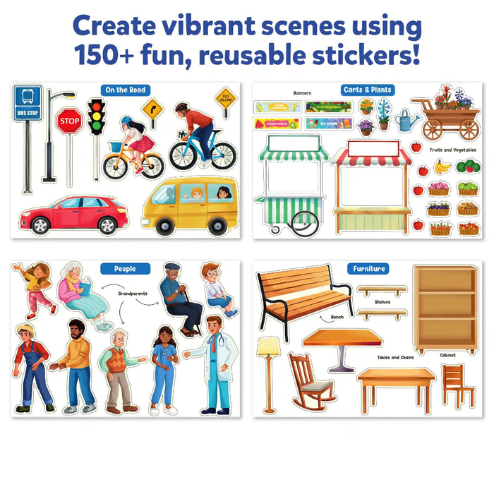 Skillmatics Sticker Stories Creative Storytelling Kit-Learning & Education-Skillmatics-Toycra