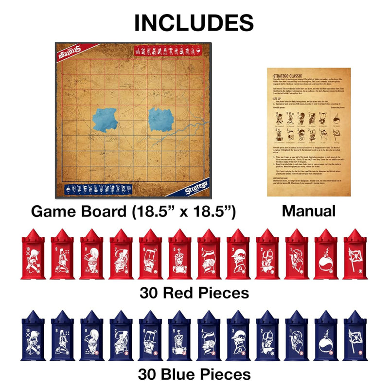 Skillmatics Stratego Original - Classic Strategy Board Game