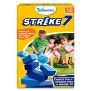 Skillmatics Strike 7 Block Game | Strategic Game of Knocking Down & Building Up