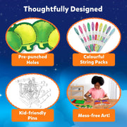 Skillmatics Super Strings: Bugs & Butterflies | Mess-Free String Art (ages 6-12)