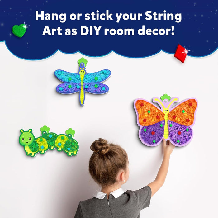 Skillmatics Super Strings: Bugs & Butterflies | Mess-Free String Art (ages 6-12)-Arts & Crafts-Skillmatics-Toycra