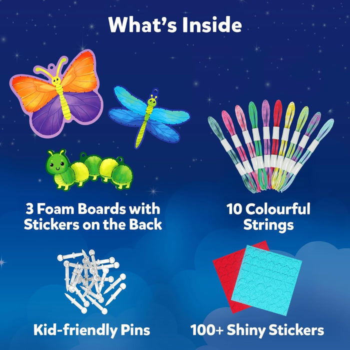 Skillmatics Super Strings: Bugs & Butterflies | Mess-Free String Art (ages 6-12)-Arts & Crafts-Skillmatics-Toycra