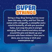 Skillmatics Super Strings: Bugs & Butterflies | Mess-Free String Art (ages 6-12)