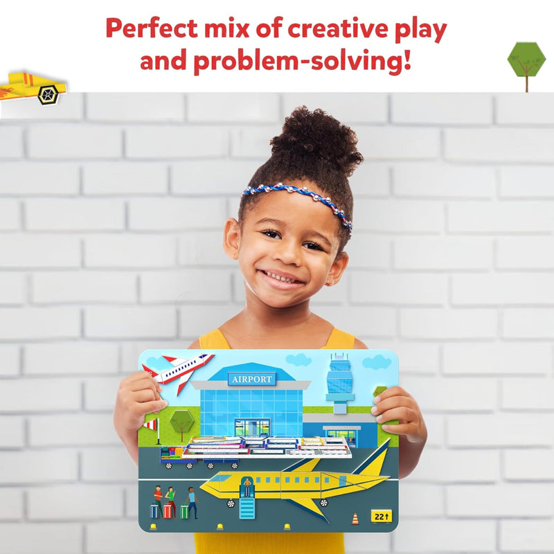 Skillmatics Tangram Twist - Off We Go! No Mess Sticker Art