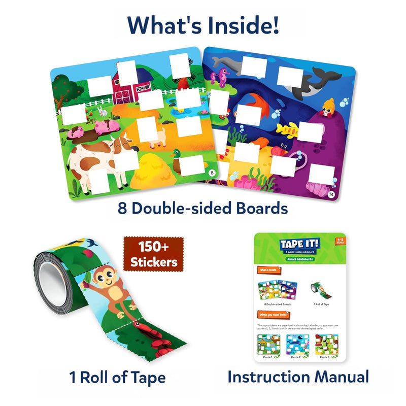 Skillmatics Tape It - A Puzzle Solving Adventures