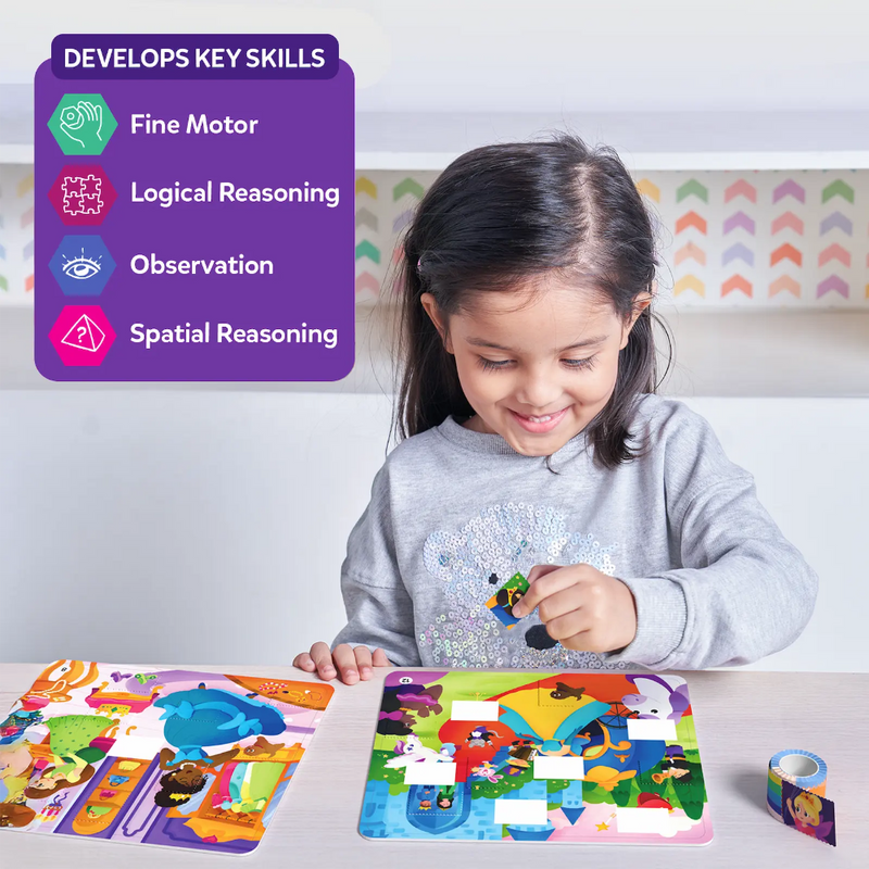 Skillmatics Tape It - Unicorns & Princesses A Puzzle Solving Adventures