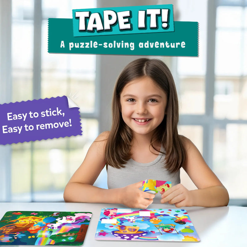 Skillmatics Tape It - Unicorns & Princesses A Puzzle Solving Adventures