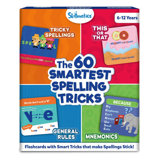 Skillmatics The 60 Smartest Spelling Tricks-Learning & Education-Skillmatics-Toycra