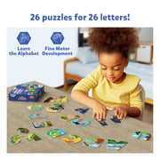 Skillmatics The Animal Alphabet | Fun & Educational 52 Piece Jigsaw Puzzle