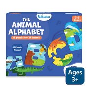 Skillmatics The Animal Alphabet | Fun & Educational 52 Piece Jigsaw Puzzle