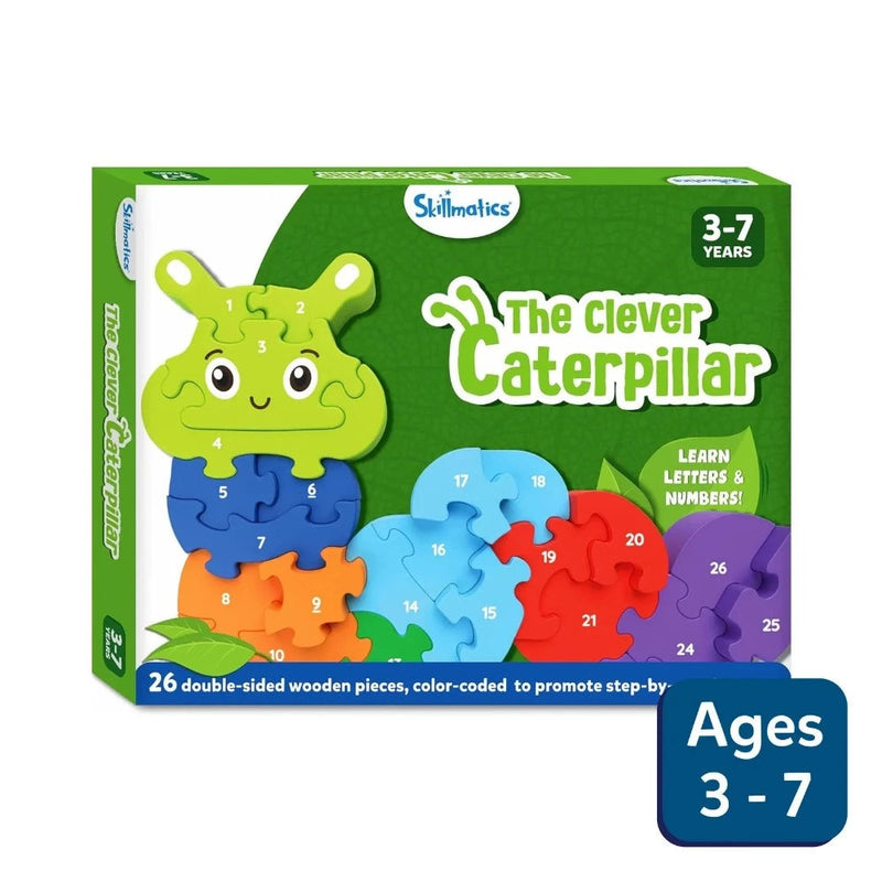 Skillmatics The Clever Caterpillar Wooden Puzzle