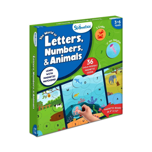 Skillmatics The World of Letters, Numbers & Animals-Learning & Education-Skillmatics-Toycra