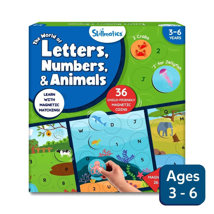 Skillmatics The World of Letters, Numbers & Animals-Learning & Education-Skillmatics-Toycra