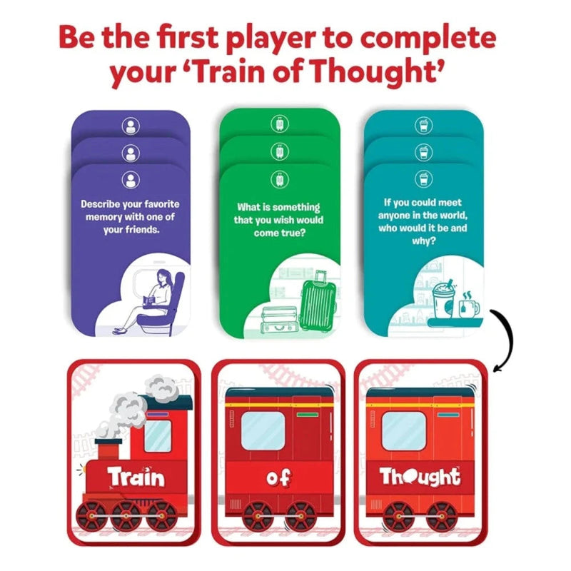 Skillmatics Train Of Thought Socialising Card Game