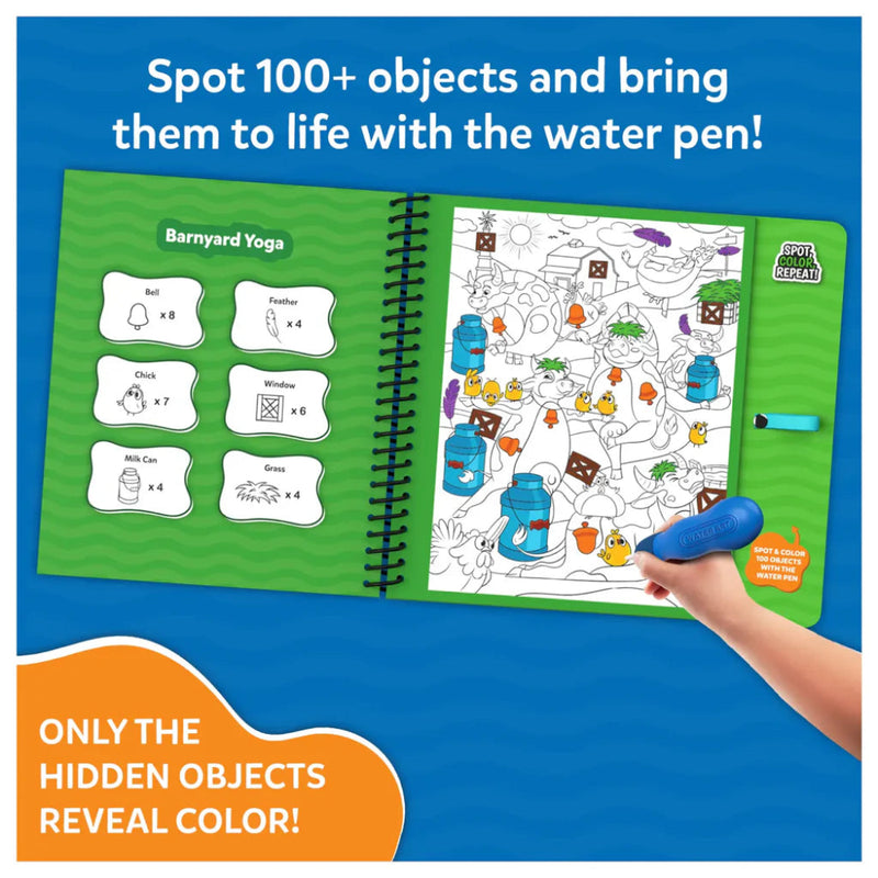 Skillmatics Water Spotter: Animals At Play | Reusable Search & Find Book