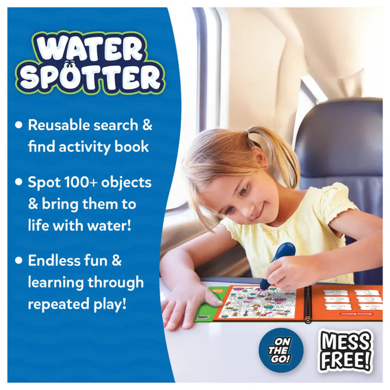 Skillmatics Water Spotter: Animals At Play | Reusable Search & Find Book