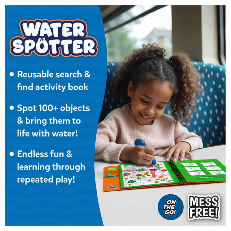 Skillmatics Water Spotter: Around The House | Reusable Search & Find Book