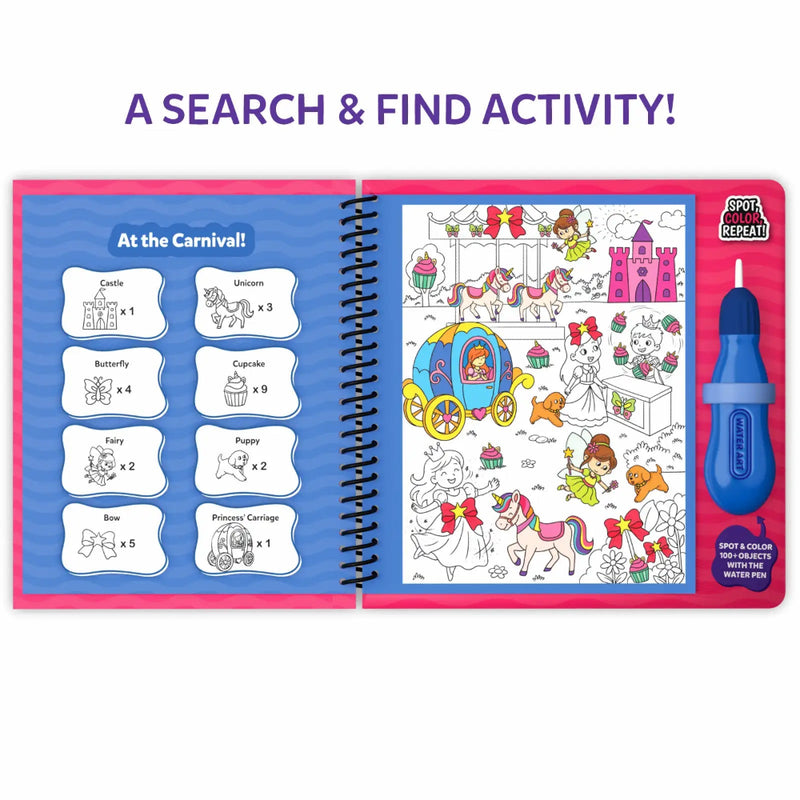 Skillmatics Water Spotter : Unicorn And Reusable Search & Find Book