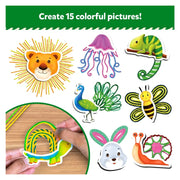 Skillmatics Waxy Window Art - Mess Free Art For Kids