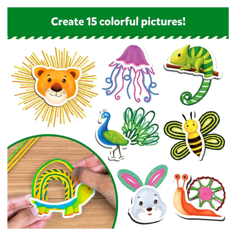 Skillmatics Waxy Window Art - Mess Free Art For Kids