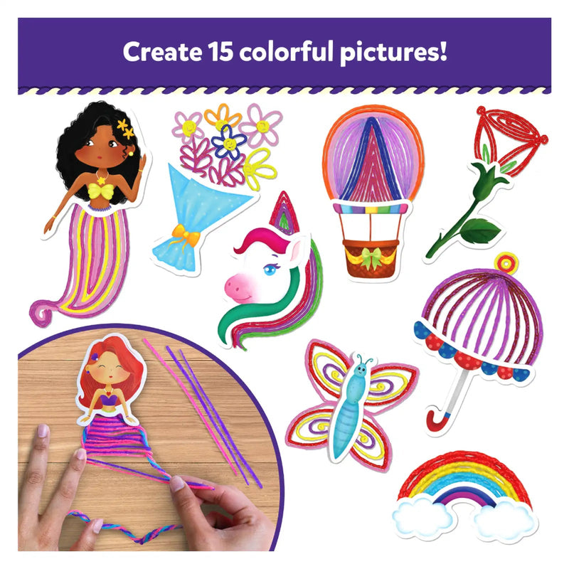 Skillmatics Waxy Window Art - Mess Free Art For Kids