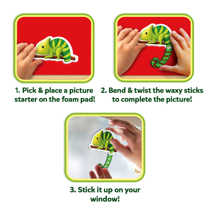 Skillmatics Waxy Window Art - Mess Free Art For Kids-Arts & Crafts-Skillmatics-Toycra