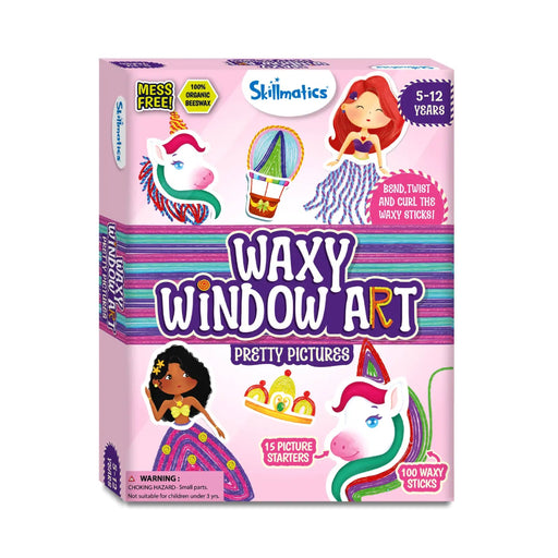 Skillmatics Waxy Window Art - Mess Free Art For Kids-Arts & Crafts-Skillmatics-Toycra