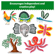 Skillmatics Waxy Window Art - Mess Free Art For Kids