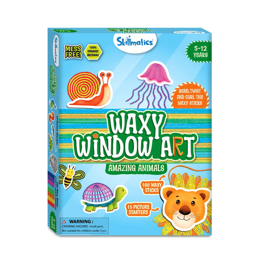 Skillmatics Waxy Window Art - Mess Free Art For Kids-Arts & Crafts-Skillmatics-Toycra