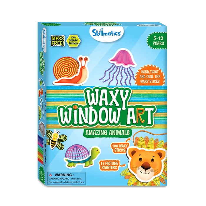Skillmatics Waxy Window Art - Mess Free Art For Kids-Arts & Crafts-Skillmatics-Toycra