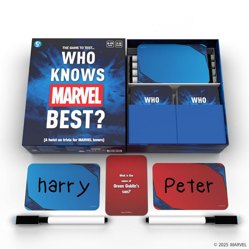 Skillmatics Who Knows Marvel Best | Card game (ages 8+)