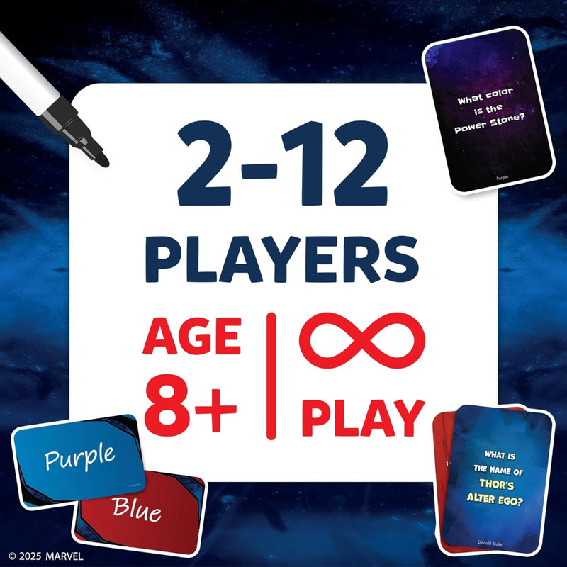 Skillmatics Who Knows Marvel Best | Card game (ages 8+)