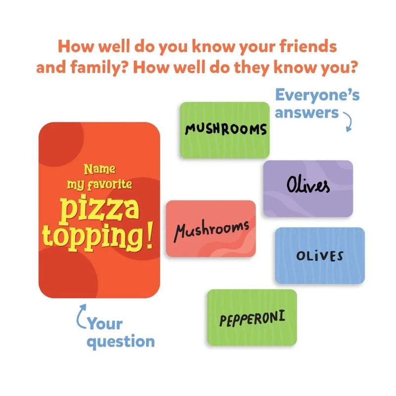 Skillmatics Who Knows You Best? Card game