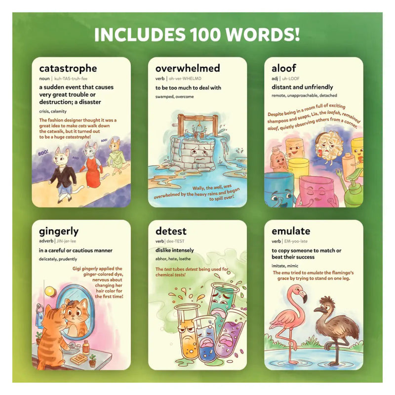 Skillmatics Wordables: Level 1 | Vocabulary Flash Cards (ages 8+)