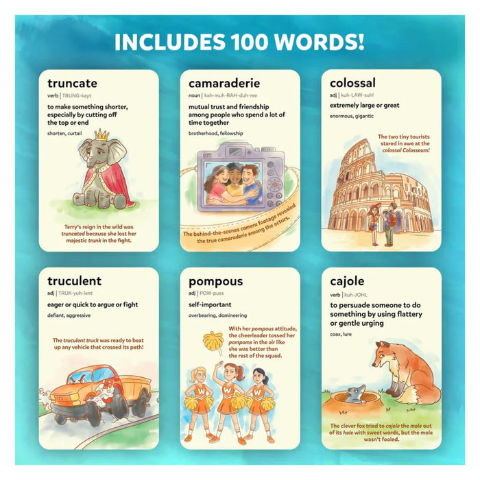 Skillmatics Wordables: Level 2 | Vocabulary Flash Cards-Learning & Education-Skillmatics-Toycra