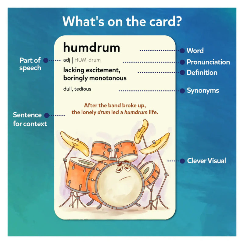 Skillmatics Wordables: Level 2 | Vocabulary Flash Cards