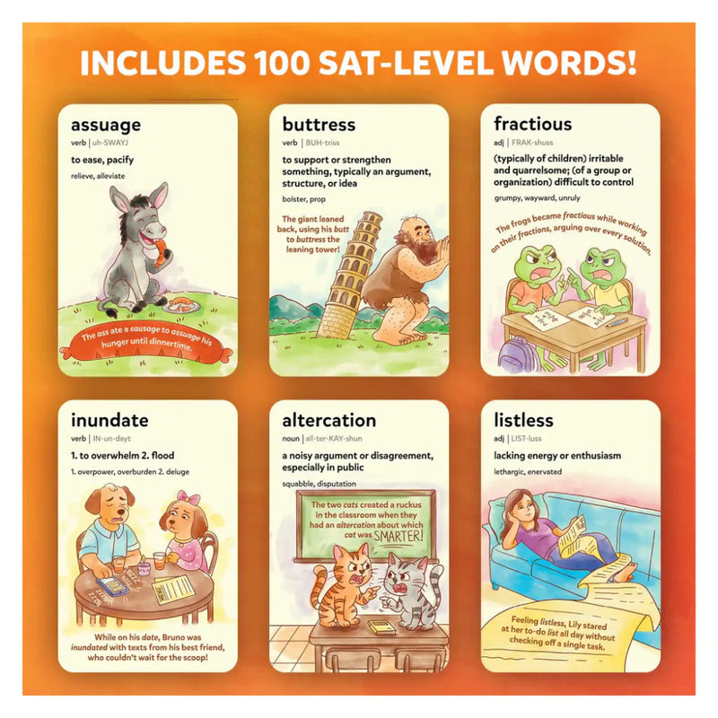 Skillmatics Wordables: Level 3 | Vocabulary Flash Cards ( Age : 12 Years+)