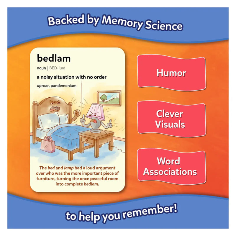 Skillmatics Wordables: Level 3 | Vocabulary Flash Cards ( Age : 12 Years+)