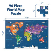 Skillmatics World Map Puzzle | Floor Puzzle & Game-Kids Games-Skillmatics-Toycra