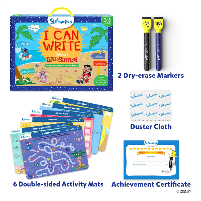 Skillmatics Write And Wipe Activity Mats-Learning & Education-Skillmatics-Toycra