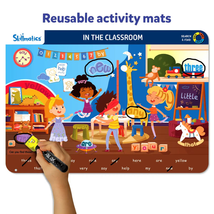 Skillmatics Write And Wipe Activity Mats-Learning & Education-Skillmatics-Toycra
