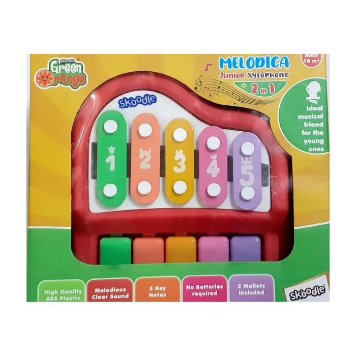 Skoodle 2-in-1 Junior Xylophone-Musical Toys-Skoodle-Toycra