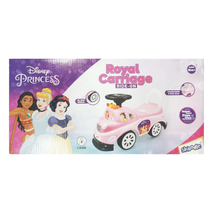 Skoodle Disney Princess Royal Carriage Ride-on-Ride Ons-Skoodle-Toycra