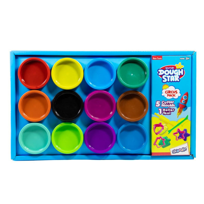 Skoodle Dough Star Circus Pack : Classic Dough-Arts & Crafts-Skoodle-Toycra