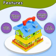 Skoodle Glamster Flip & Play Doll House (Happy Mansion)- Multi Color