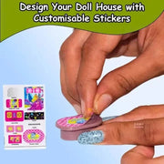 Skoodle Glamster Flip & Play Doll House (Happy Mansion)- Multi Color