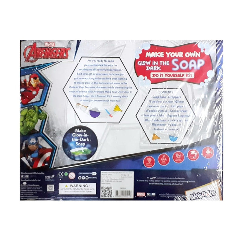 Skoodle Marvel Avengers Make Your Own Glow in The Dark Soap